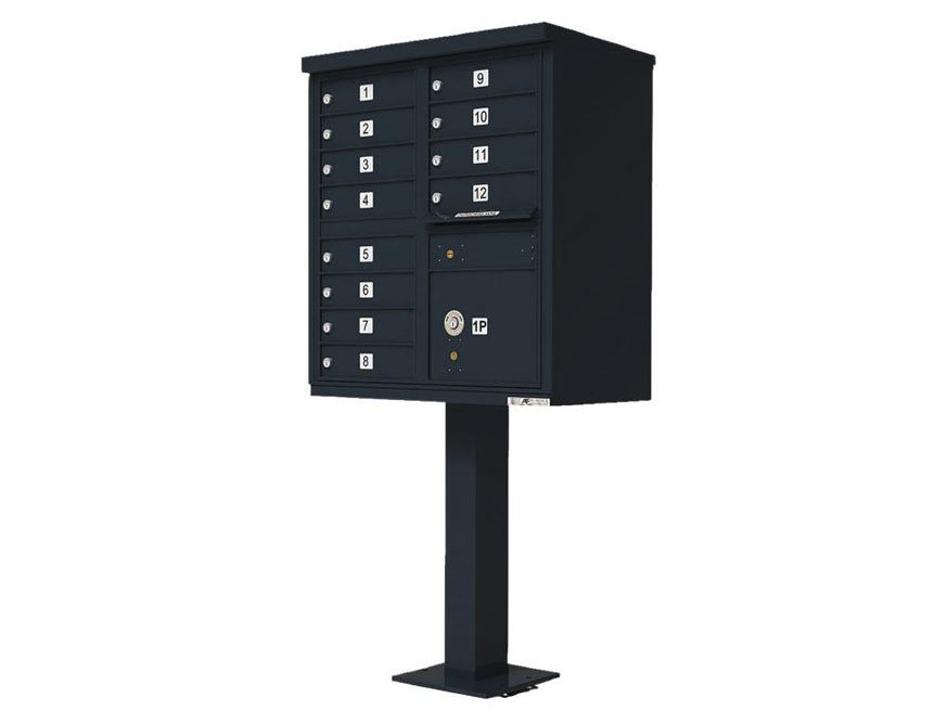 Cluster Box Unit - 12 Doors / 1 Parcel Locker | Florence Model 1570-12